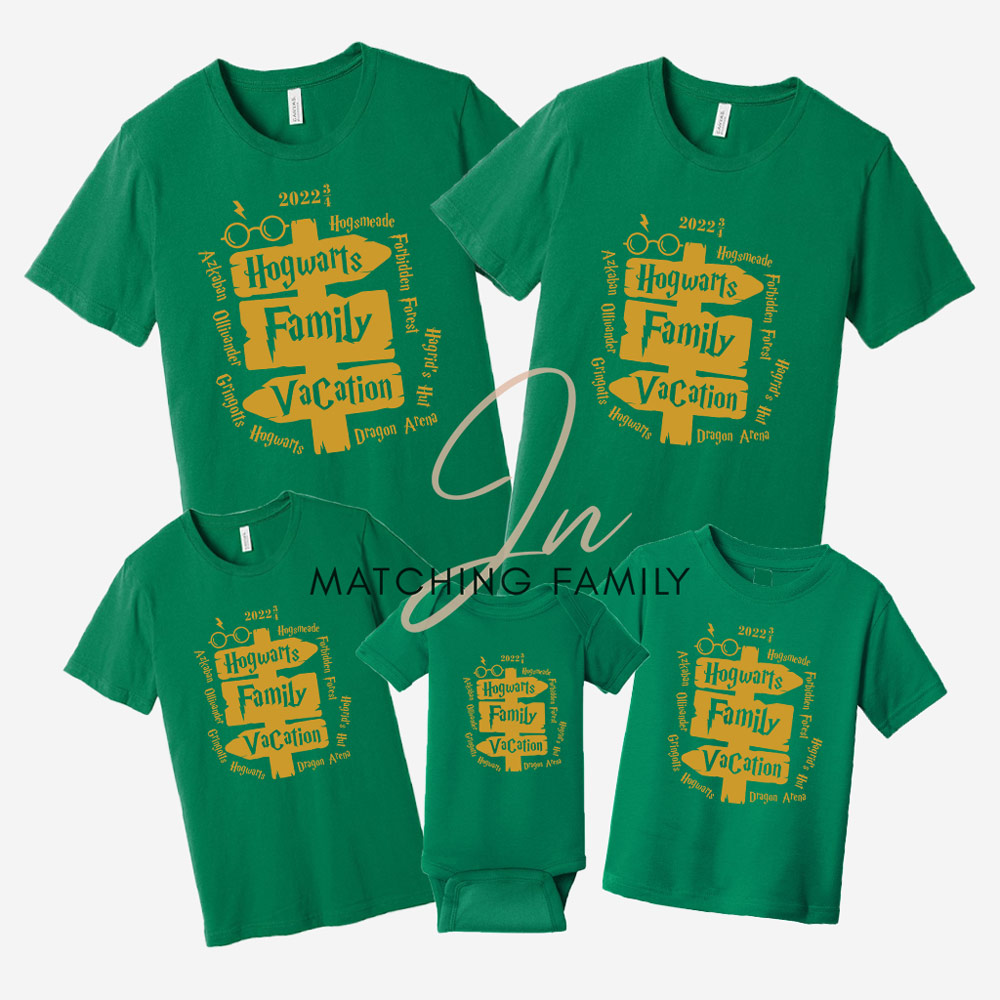 Begraafplaats spectrum verschijnen Matching Family Harry Potter T-shirt | Hogwarts Vacation Shirt For The  Entire Family - Matching Family Pajamas By Jenny