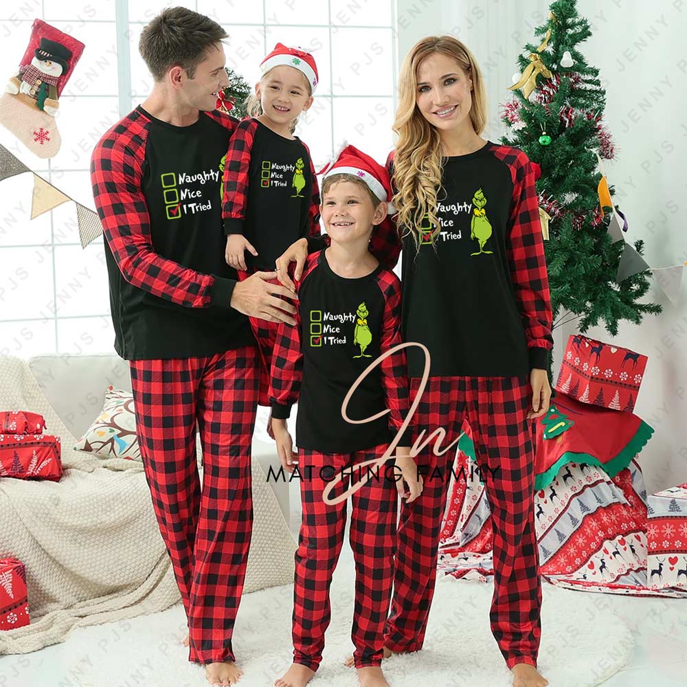 https://www.matchingfamilypajamasbyjenny.com/wp-content/uploads/2022/03/Naughty-Nice-I-Tried-Gifts-Matching-Grinch-Pajamas-5.jpg